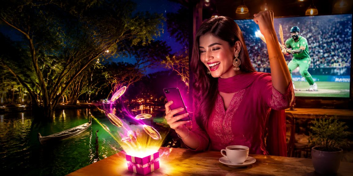 সিলেটে বাংলাদেশি মডেল অনলাইনে ক্রিকেট স্পোর্টস বেটিং উপভোগ করছেন